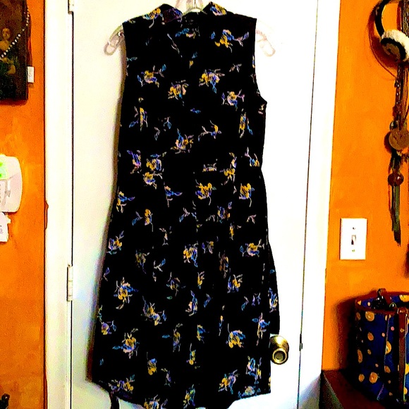 Fitted Button-down Midi Floral Sundress S/XS - Picture 4 of 7